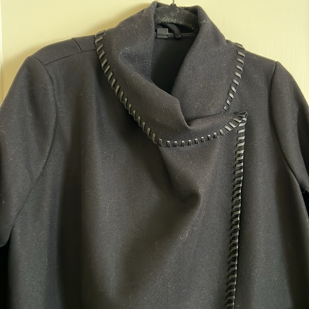 ALLSAINTS, Black Wool Roux Jacket - Picture 4 of 10